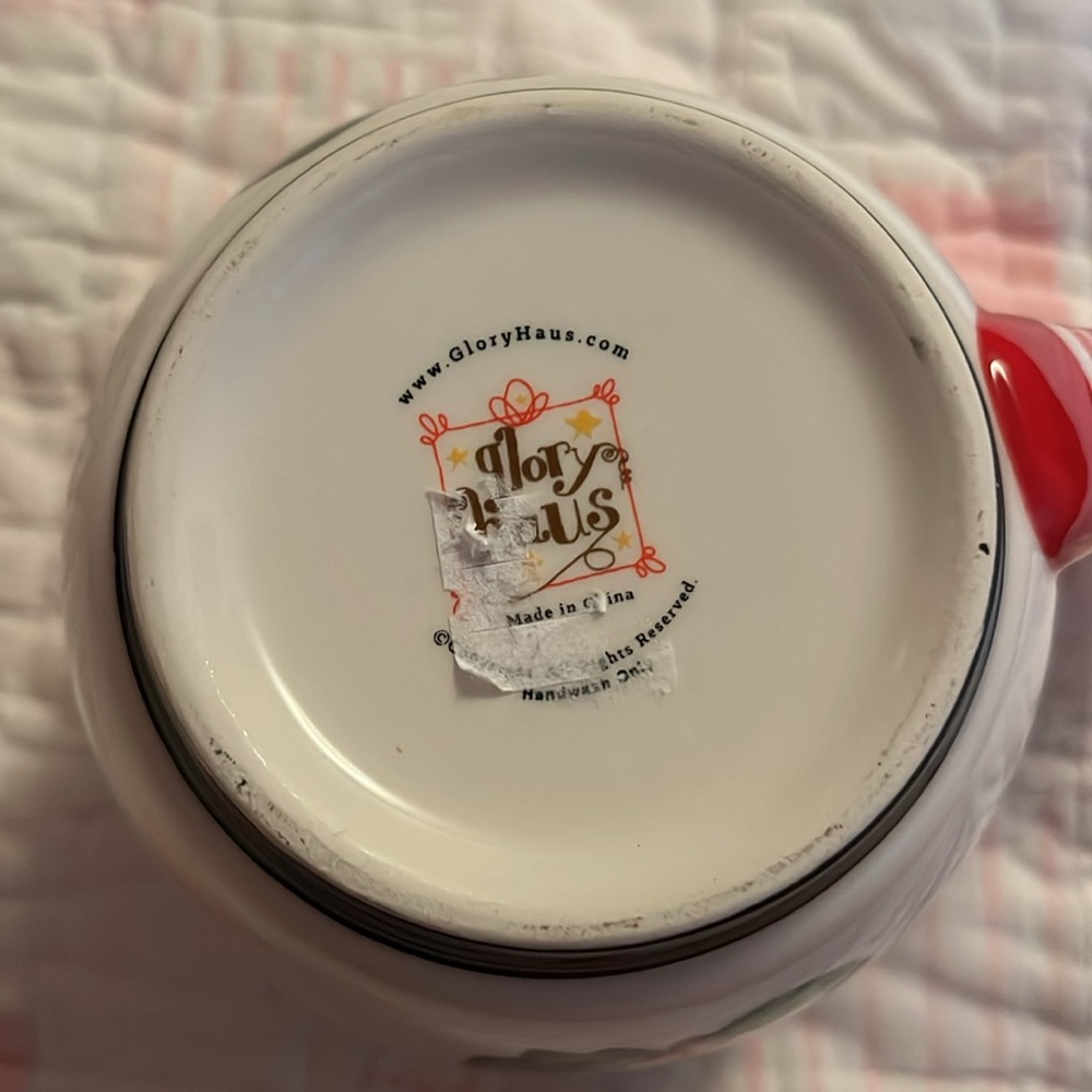 Glory Haus Christmas Mug - Cow “ Cowbells Ring, Are You Listening” - New! - Picture 3 of 4